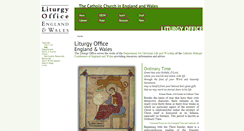 Desktop Screenshot of liturgyoffice.org.uk